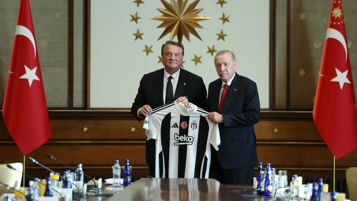 Beşiktaş Kulübü’nden Başkan Erdoğan’a teşekkür