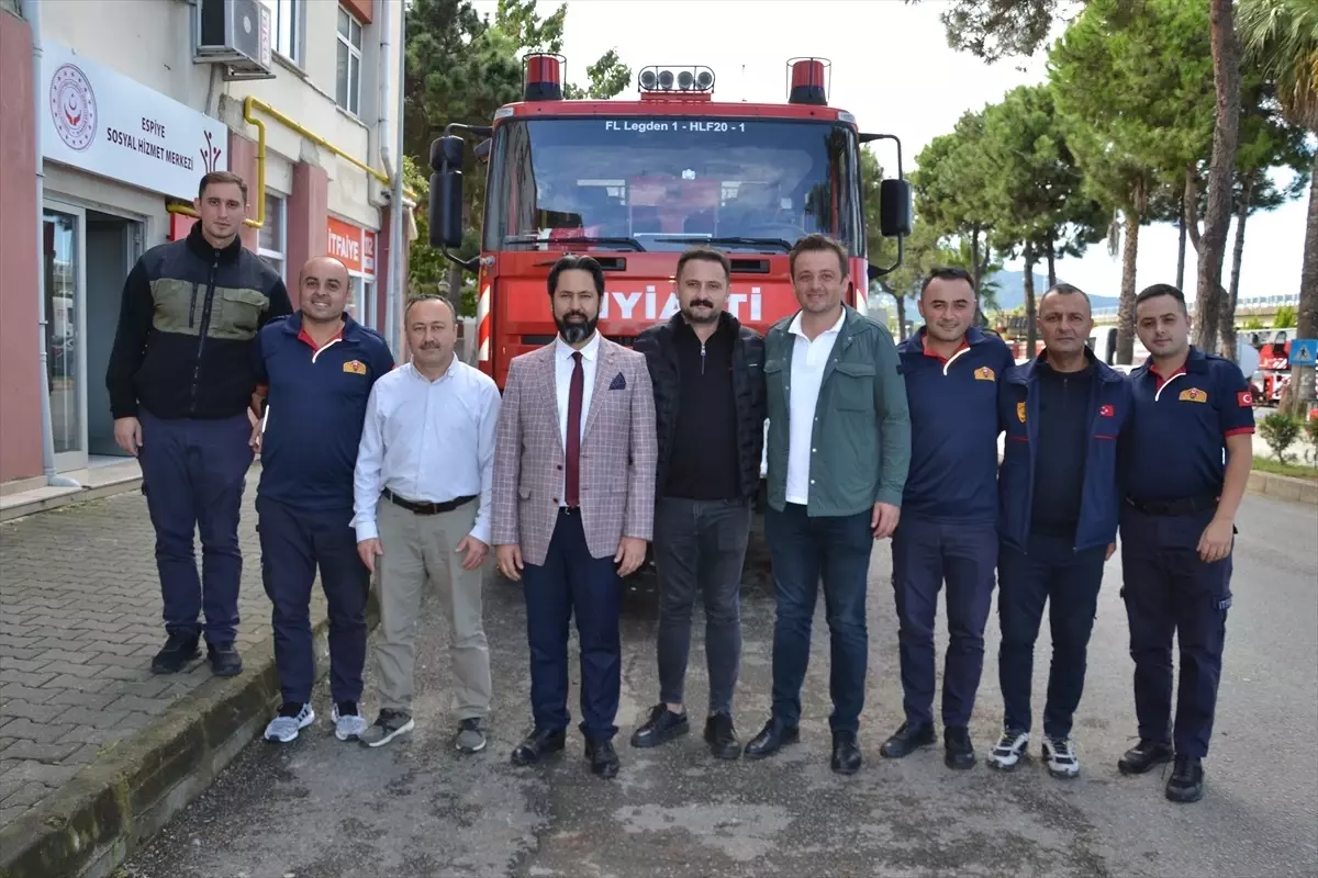 Espiye Müftüsü’nden İtfaiye’ye Ziyaret