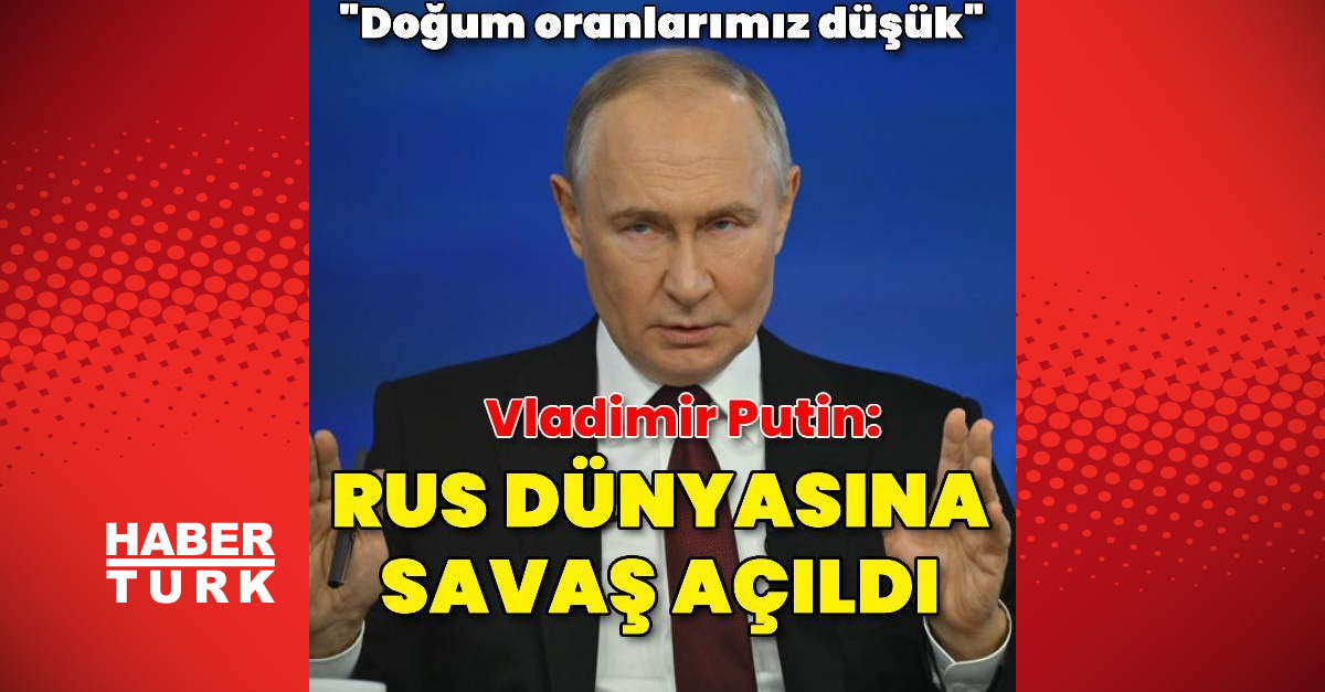 Vladimir Putin, Rus Dünyasına savaş açıldığı konusundaki görüşlere katıldığını ifade etti