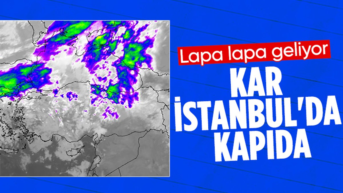 İstanbul’da kar kapıya dayandı: Trakya’da kar yağışı etkili oluyor