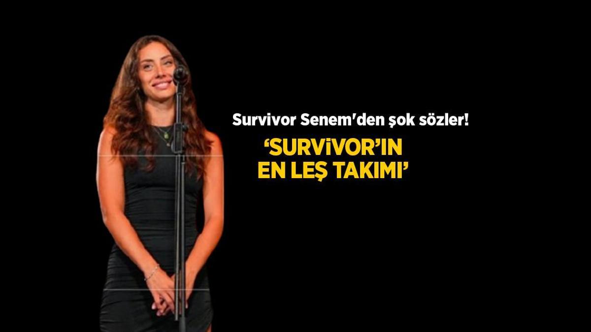 Survivor Senem’den şok sözler! ‘Survivor tarihinin açık ara en leş takımı’